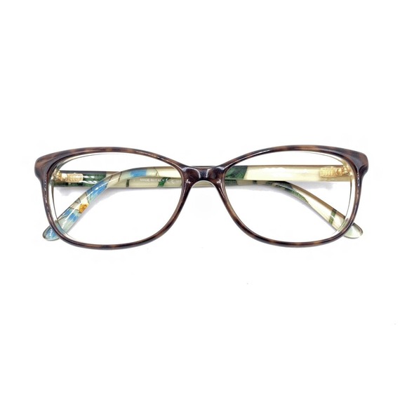 Gucci Tortoise Brown Cat Eye Eyeglasses Frames 54-15 140 Italy Designer Women - Picture 12 of 12
